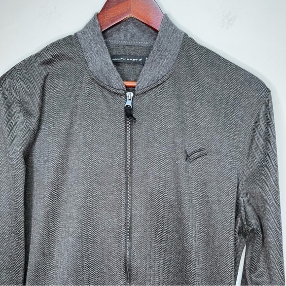 William Rast Grey Lightweight Sweater Full Zip Size Small - Picture 2 of 8